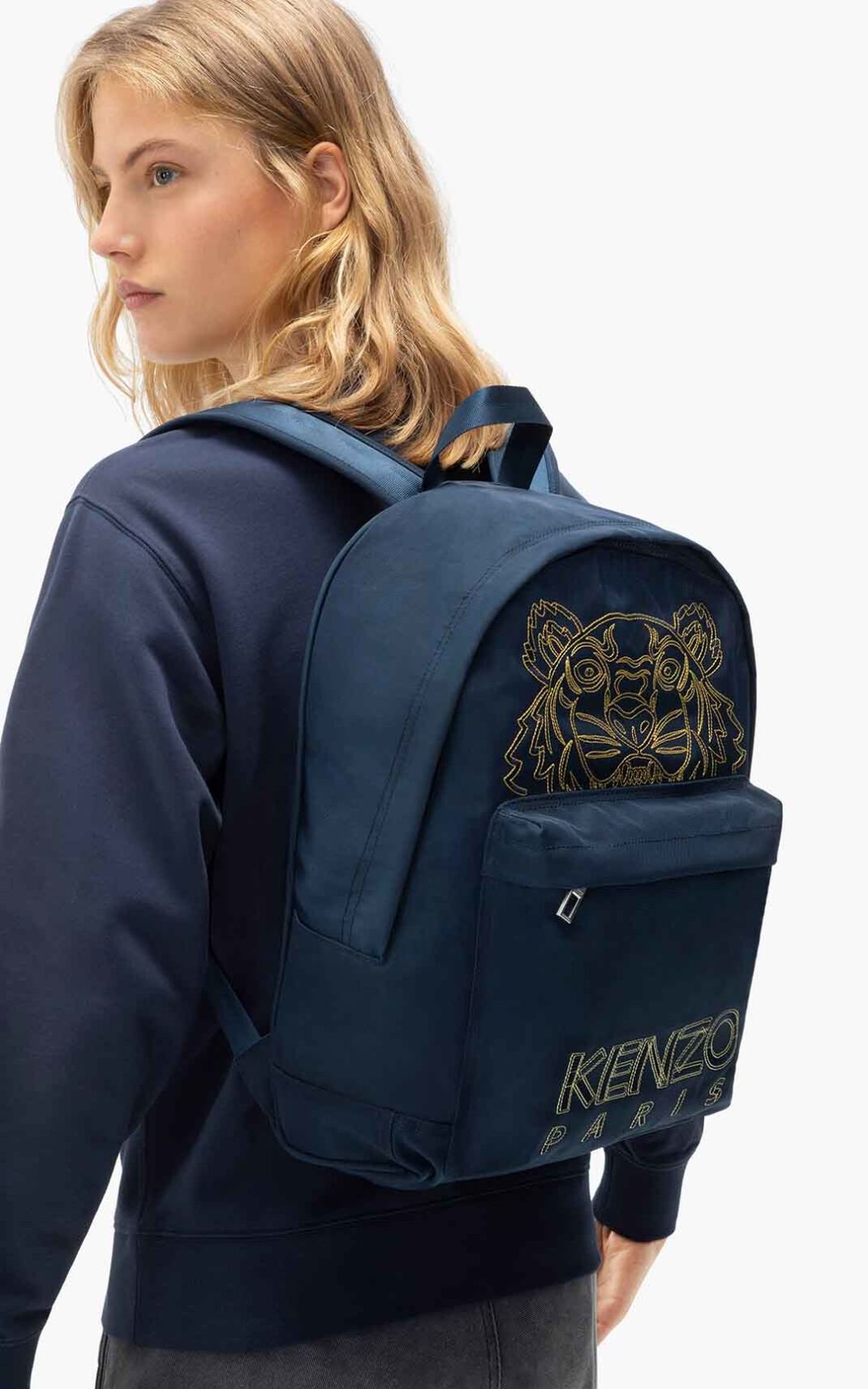 Mochila Kenzo Kampus Tiger Hombre Azul Marino Azules - SKU.7228776